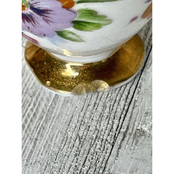 Vintage Demitasse Teacup and Saucer Napco Japan 1DD153 - Picture 4 of 6